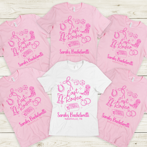 "Last Rodeo" Custom Bachelorette T-shirt